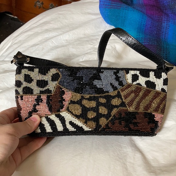 New Coast Handbags beaded handbag - Picture 1 of 5